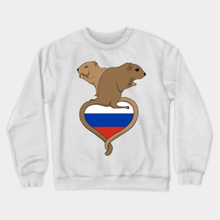 Gerbil Russia (light) Crewneck Sweatshirt